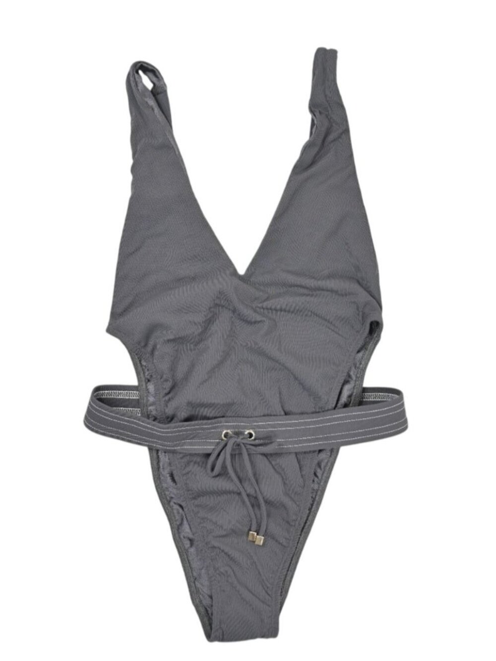 Heart of Sun Halo One Piece Swimsuit in Grey